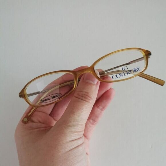Cover Girl CG296 458 Eyeglasses Frames Golden Sunrise Oval  50-17 140 mm - Picture 9 of 10